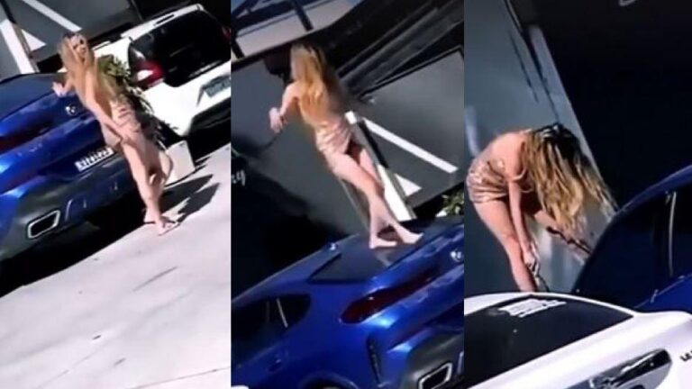 Rapper Orochi tem carro de R$ 700 mil quebrado por mulher em estacionamento; veja vídeo